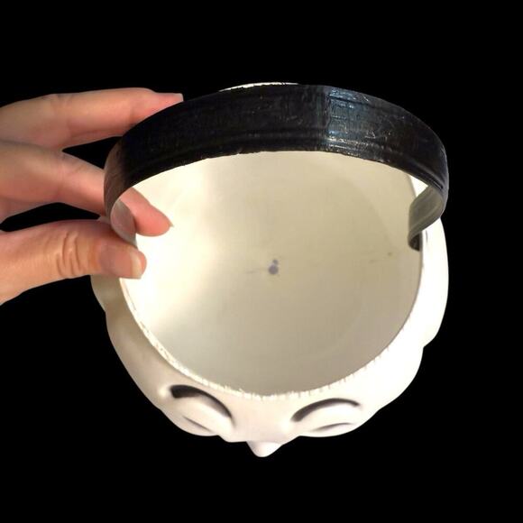 VTG Empire Spooky Ghost Face Plastic Blow Mold Bucket Pail Halloween Trick Treat - Picture 7 of 12